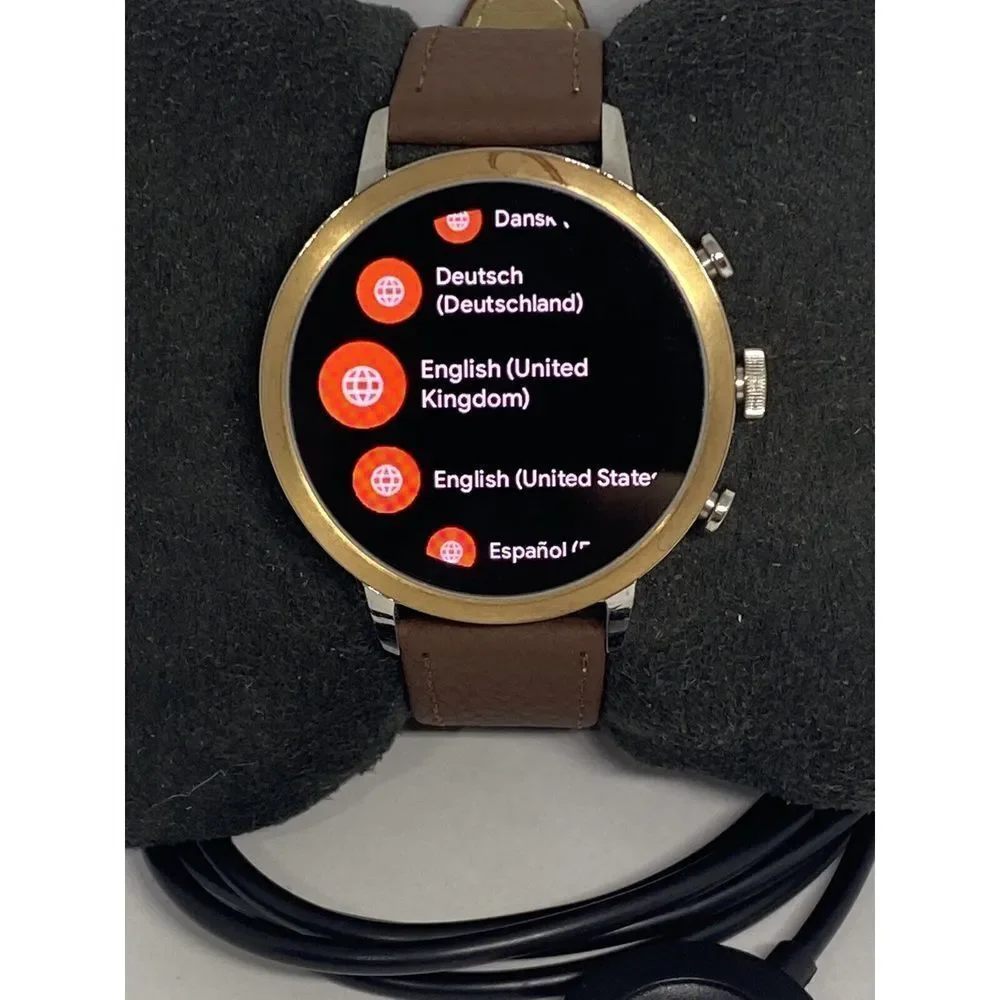 Fossil Gen 4 Authentic Digital Dial Smart Watch Custom Band FTW6016 AB504